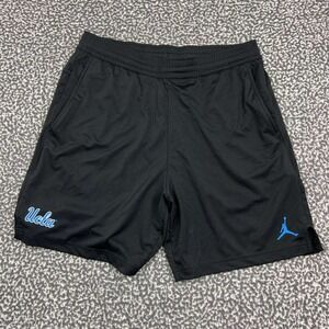 black and blue jordan shorts